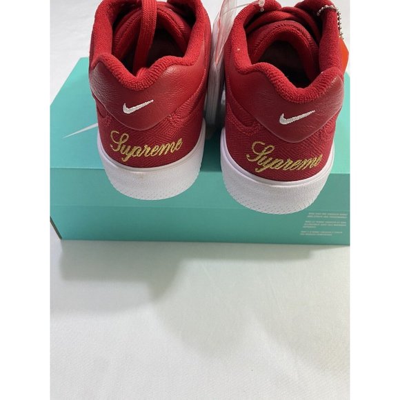 New Mens Size 7 Red Nike SB X Supreme GTS QS Skateboarding Shoes 801621 661 main image 9